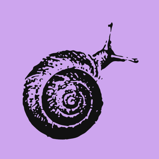 Namesake purple snail logo