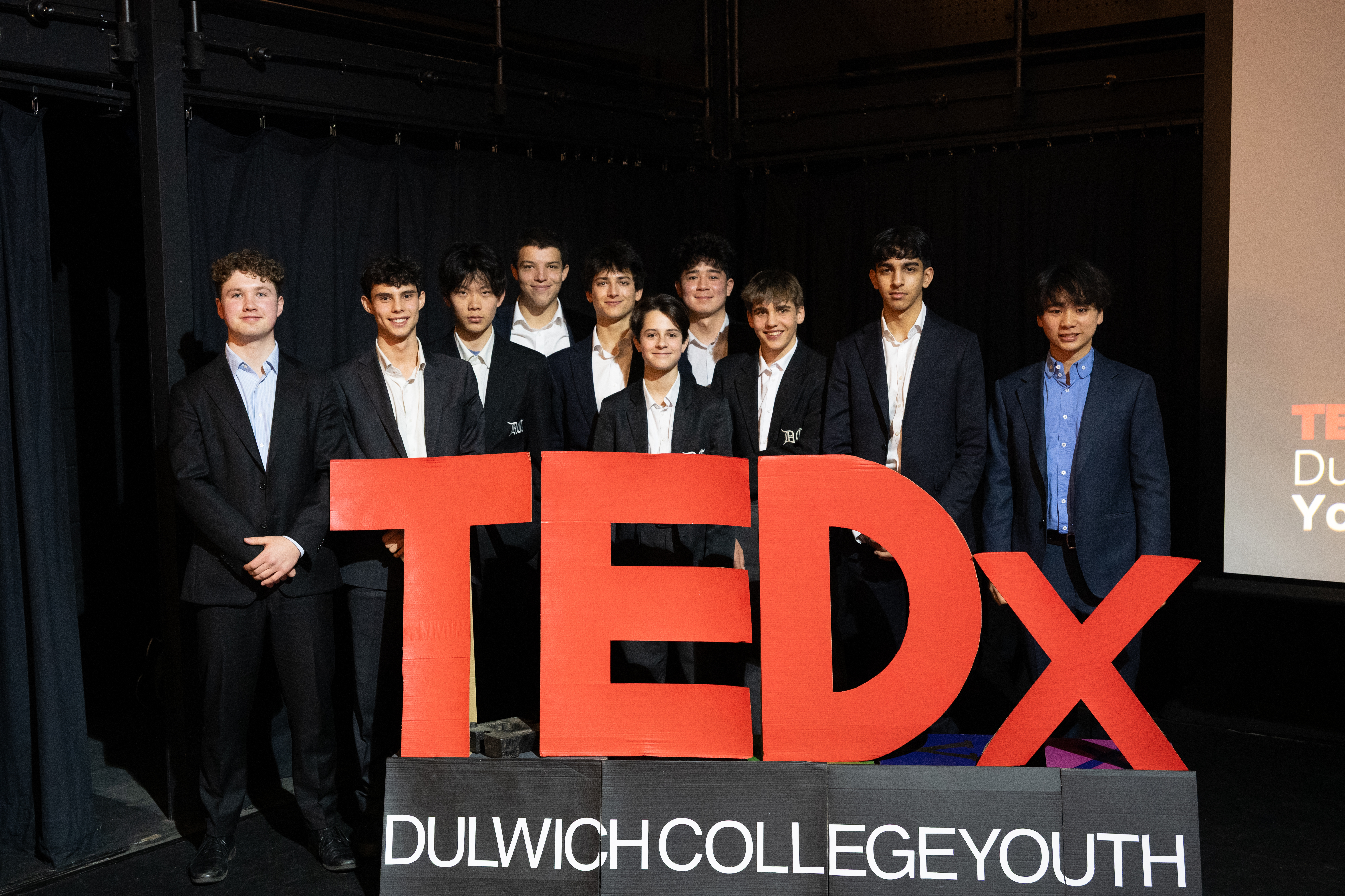Tom taking part in the TEDx speaker photoshoot